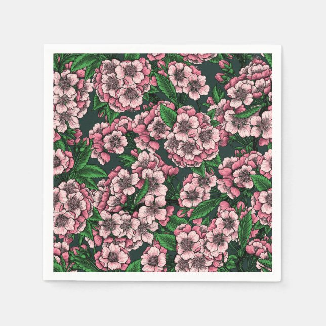 Cherry blossom 2 napkin (Front)