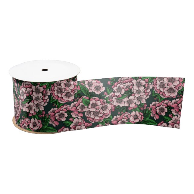 Cherry blossom 2 satin ribbon (Spool)