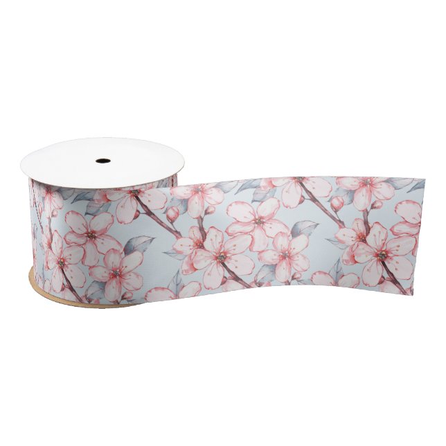 Cherry blossom 3 satin ribbon (Spool)