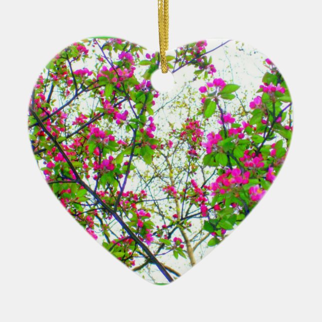 'Cherry Blossom Abstract' Ornament (Front)
