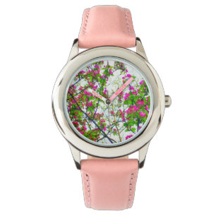 'Cherry Blossom Abstract' Watch