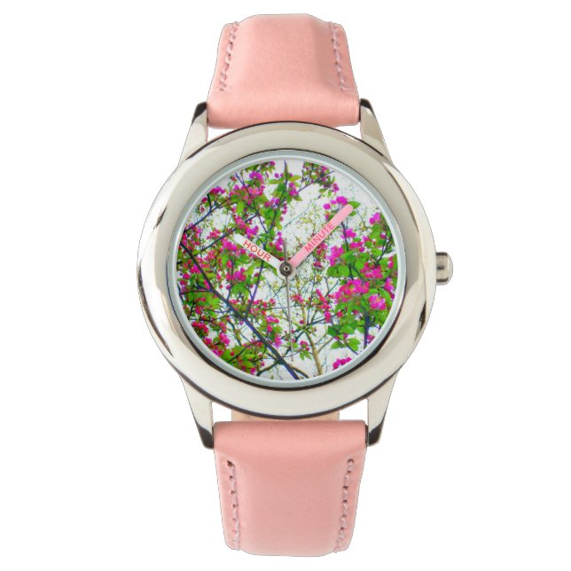 'Cherry Blossom Abstract' Watch (Front)