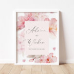 Cherry blossom advice and wishes for Newlyweds Poster<br><div class="desc">Cherry blossom advice and wishes for Newlyweds
Matching items available.</div>