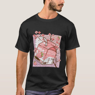 Cherry Blossom Aesthetic Strawberry Milk Kawaii T-Shirt
