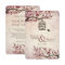 Cherry Blossom and love birds wedding invite
