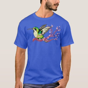 Cherry Blossom Animal Sakura Floral Bird Vintage H T-Shirt