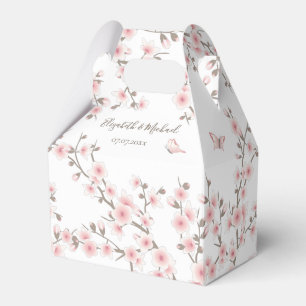 Cherry Blossom Apricot   Thank You Favour Box