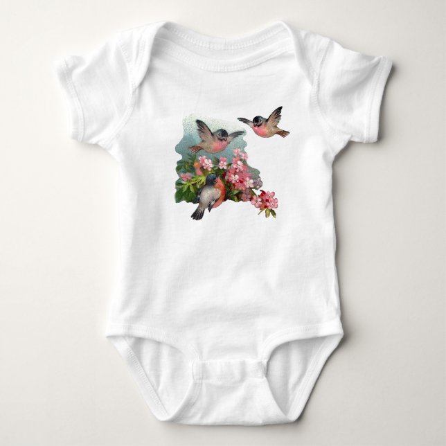 Cherry Blossom Baby Creeper (Front)
