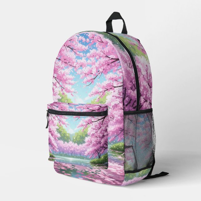 Cherry Blossom Backpack (Back Corner Right)