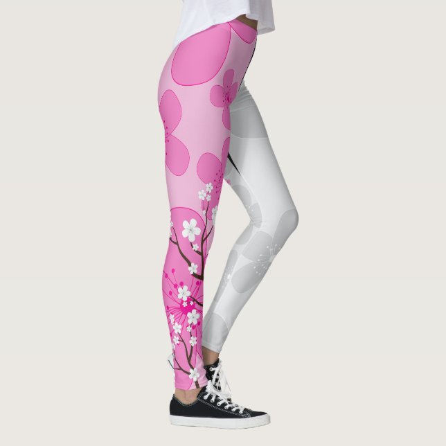 Cherry Blossom Banners Leggings (Right)