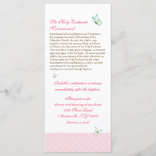 Cherry Blossom Baptism Program 5/5 Programme