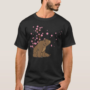 Cherry Blossom Bear Animal Japanese Sakura Flower T-Shirt