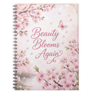 Cherry Blossom : Beauty Blooms Again Notebook