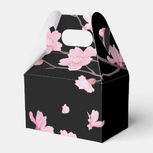 Cherry Blossom - Black Favour Box