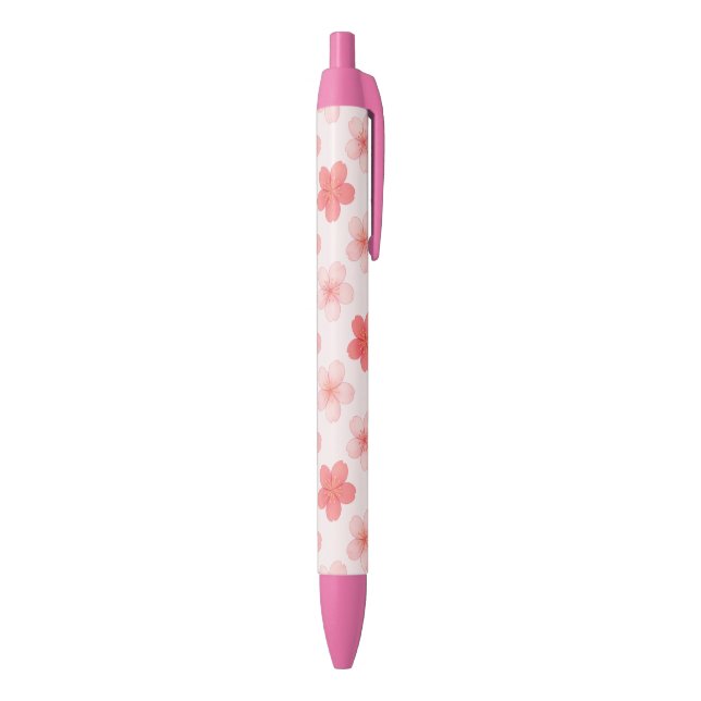 Cherry Blossom Black Ink Pen (Bottom (Vertical))