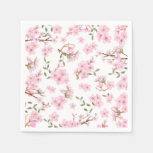 Cherry Blossom Bloom Paper Napkins