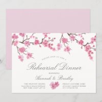 Cherry Blossom Bloom | Rehearsal Dinner