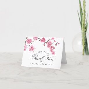 Cherry Blossom Bloom   Wedding Thank You