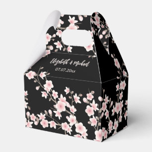 Cherry Blossom Blush Pink Thank You Favour Box