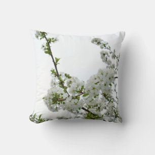 Cherry blossom branch cushion