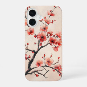 Cherry Blossom Branch iPhone 16 Case