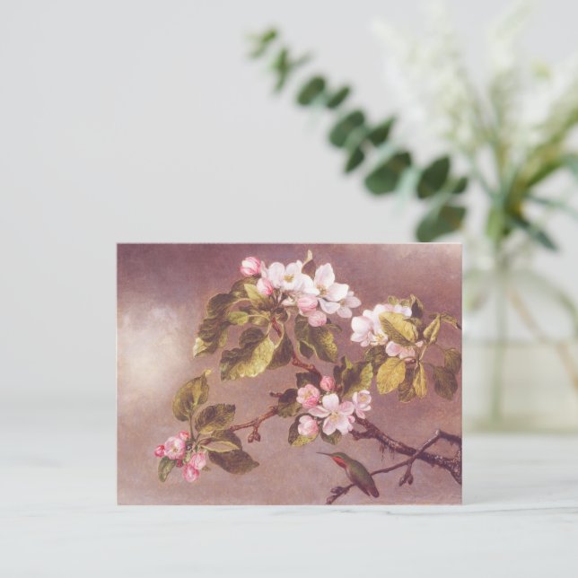 Cherry Blossom Branch Postcard (Standing Front)