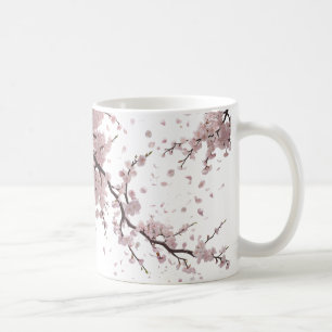Cherry Blossom Breeze – Elegant Floral Classic Mug