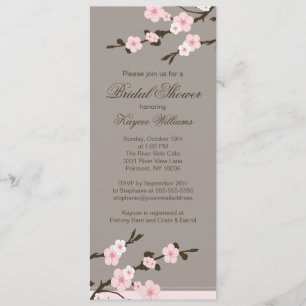 Cherry Blossom Bridal Shower Invitation
