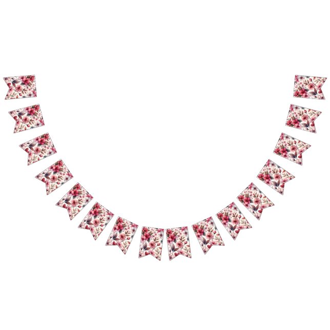 Cherry Blossom Bunting (All)