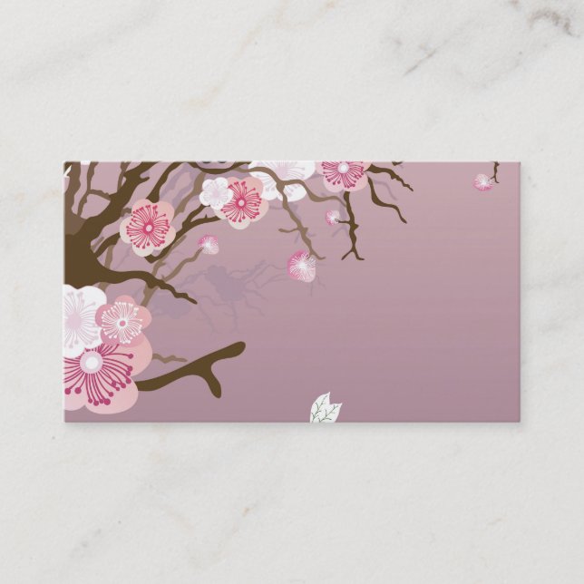 Cherry blossom Business Card (Front)