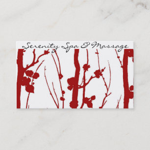 cherry blossom business card