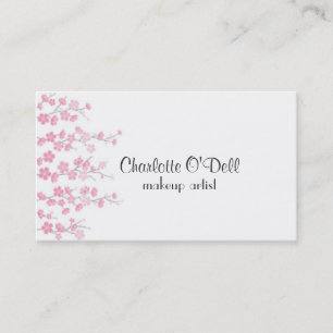 cherry blossom business card