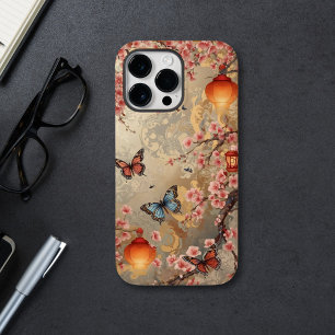Cherry Blossom Butterfly Lantern Case-Mate iPhone 14 Pro Max Case