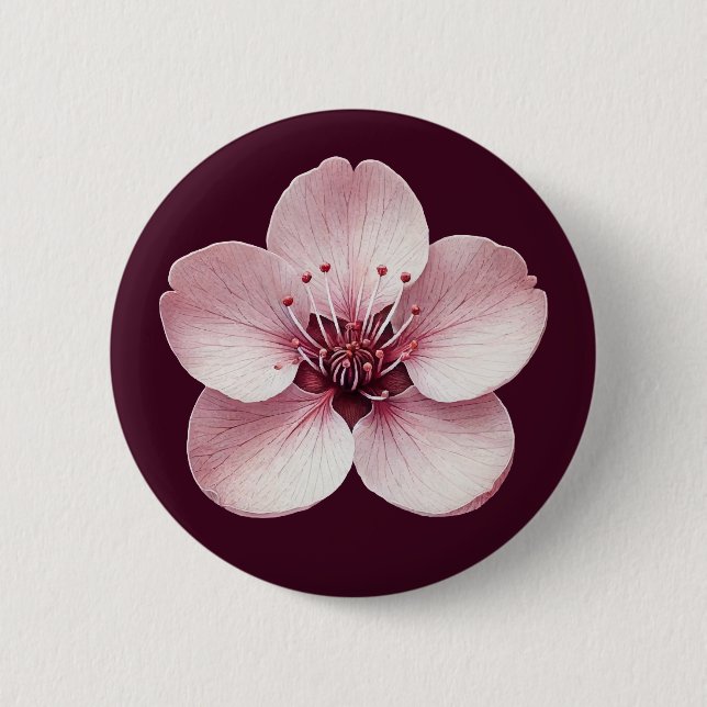 Cherry Blossom Button (Front)