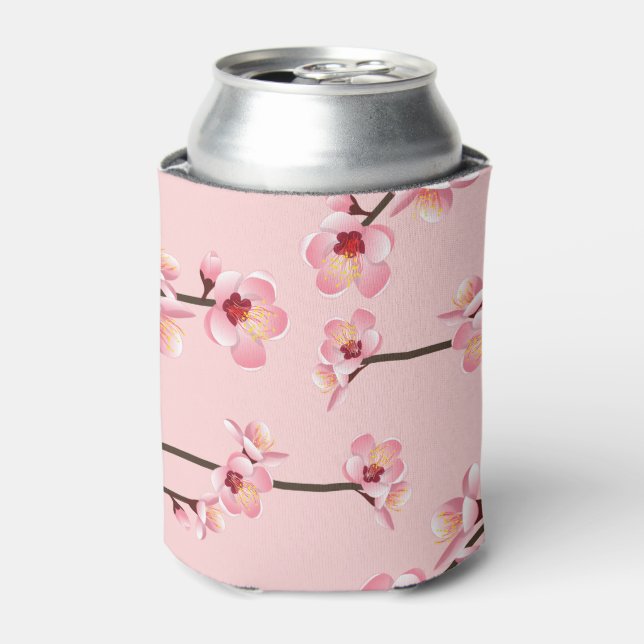 Cherry Blossom Can Cooler (Can Front)