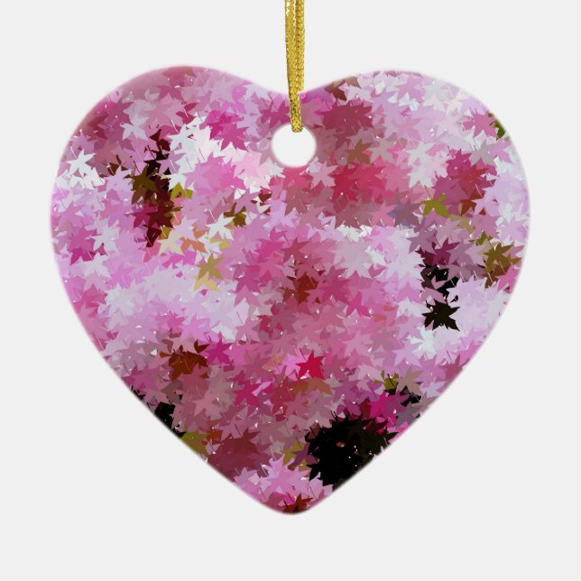 CHERRY BLOSSOM CERAMIC TREE DECORATION (Front)