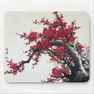 Cherry Blossom - Chinese Painting Mousepad