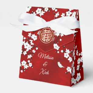 Cherry Blossom Chinese Tea Ceremony Favour Box