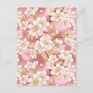 Cherry Blossom Chiyogami Postcard