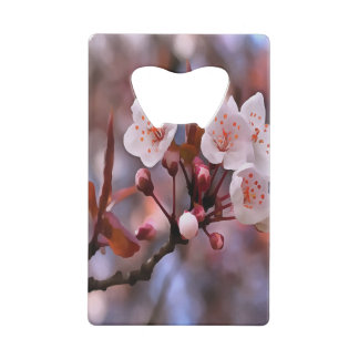 Cherry Blossom Cluster With A Pink and Blue