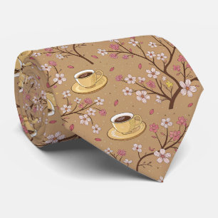 Cherry Blossom Coffee Cosy Pattern (1) Tie