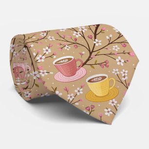 Cherry Blossom Coffee Cosy Pattern (4) Tie