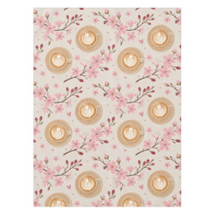 Cherry Blossom Coffee Cosy Pattern (7) Tablecloth