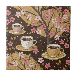 Cherry Blossom Coffee Cosy Pattern (8) Tile