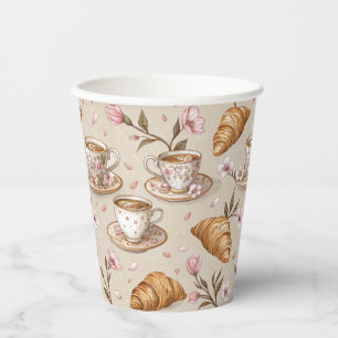 Cherry Blossom Coffee Cosy Pattern (9) Paper Cups