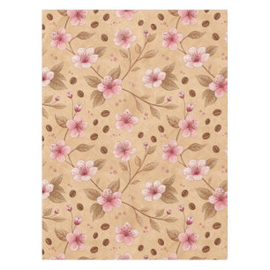 Cherry Blossom Coffee Cozy Pattern (5) Tablecloth