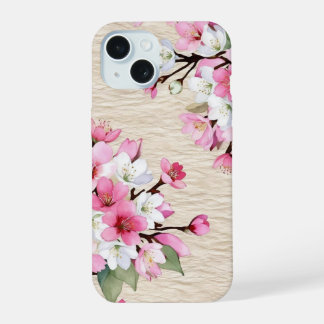 Cherry Blossom Colored Washi Paper Sheet - Japanes iPhone 15 Case