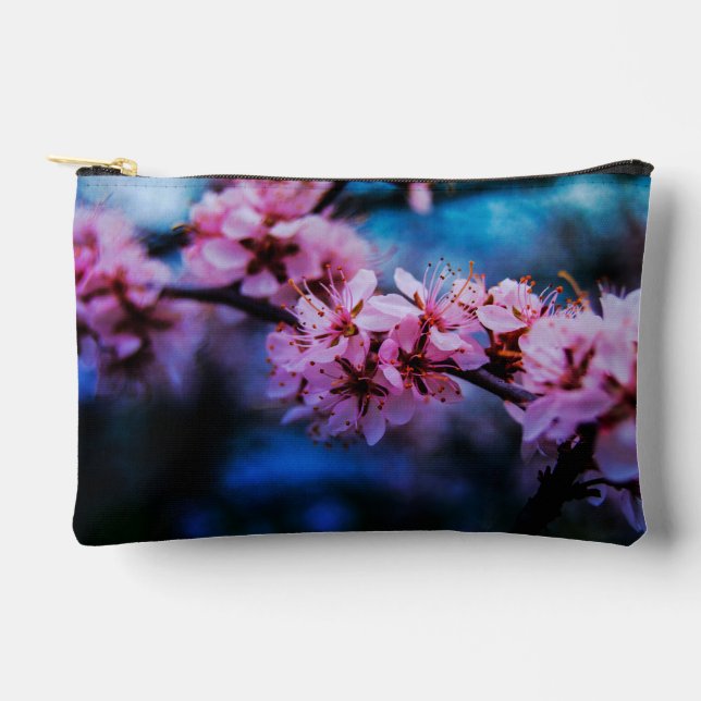 Cherry Blossom Cosmetic & Travel Accessory Bag (Front)