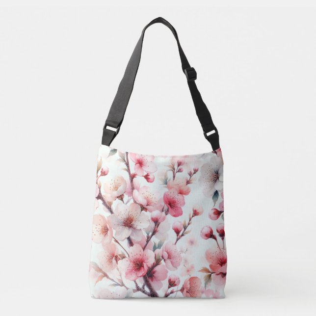 Cherry Blossom Crossbody Bag (Front)
