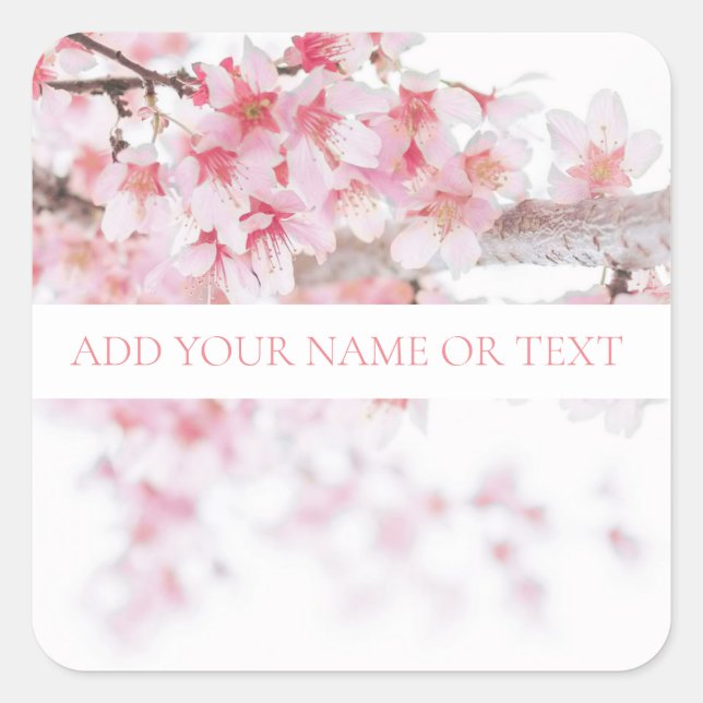 CHERRY BLOSSOM CUSTOMISABLE  ENVELOPE SEAL (Front)